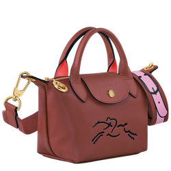 Le Pliage Xtra Sac à main XS, Acajou