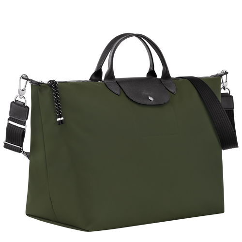 Reisetasche S Le Pliage Energy , Recyceltes Canvas - Khaki - Ansicht 3 von 6