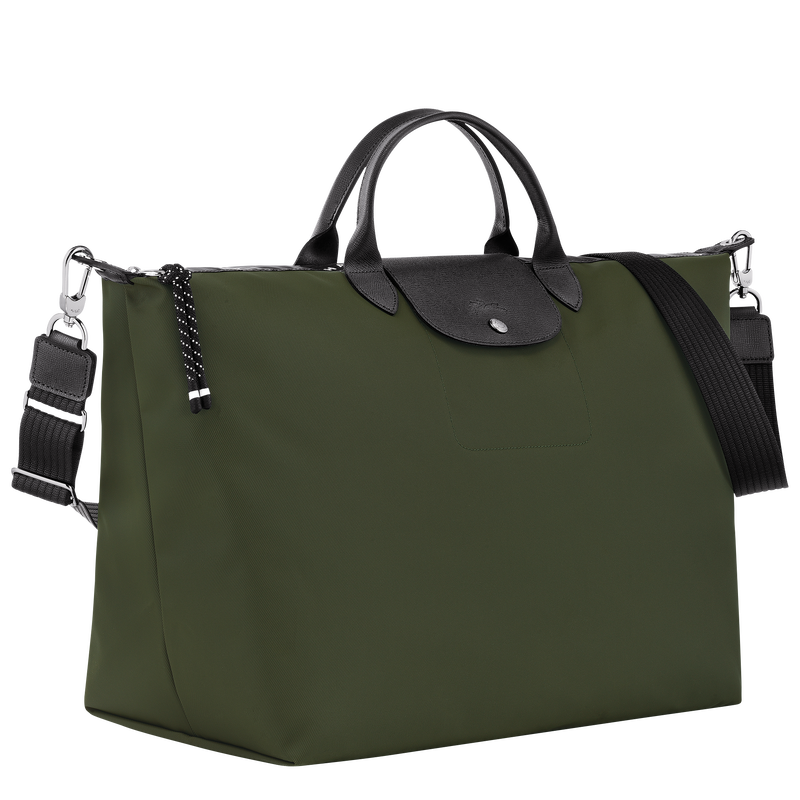 Le Pliage Energy S Travel bag , Khaki - Recycled canvas  - View 3 of 6