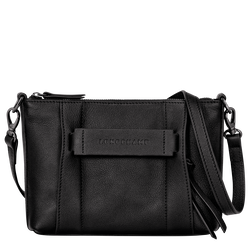 Longchamp 3D Crossbodytas S , Zwart - Leder