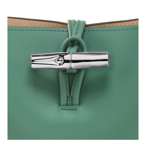 Le Roseau XS Bucket bag , Sage - Leather - View 5 of  5
