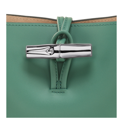 Le Roseau XS Bucket bag , Sage - Leather - View 5 of 5