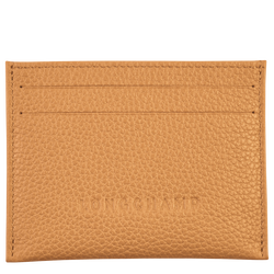 Le Foulonné Card holder , Walnut - Leather