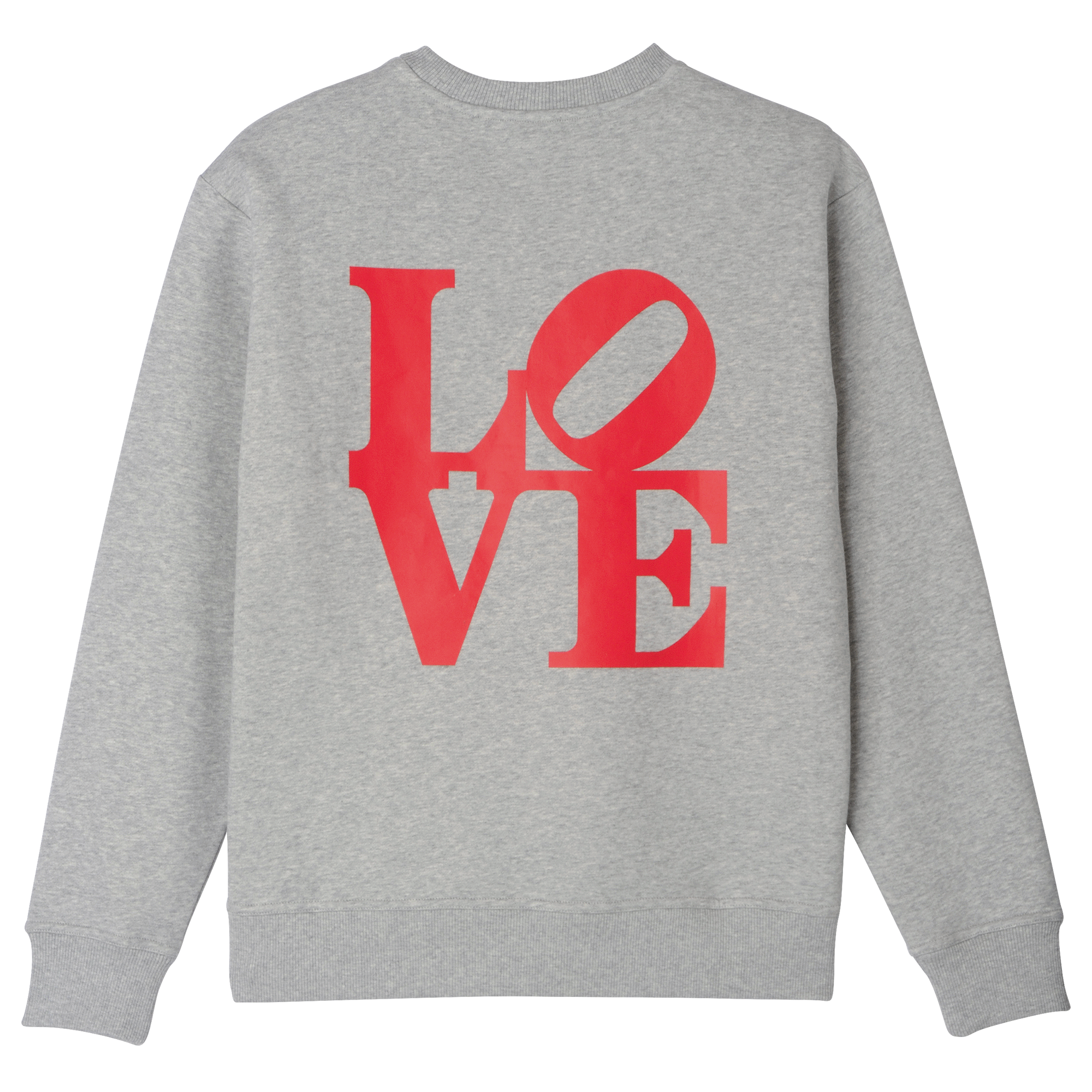 Longchamp x Robert Indiana Sweatshirt, Grau