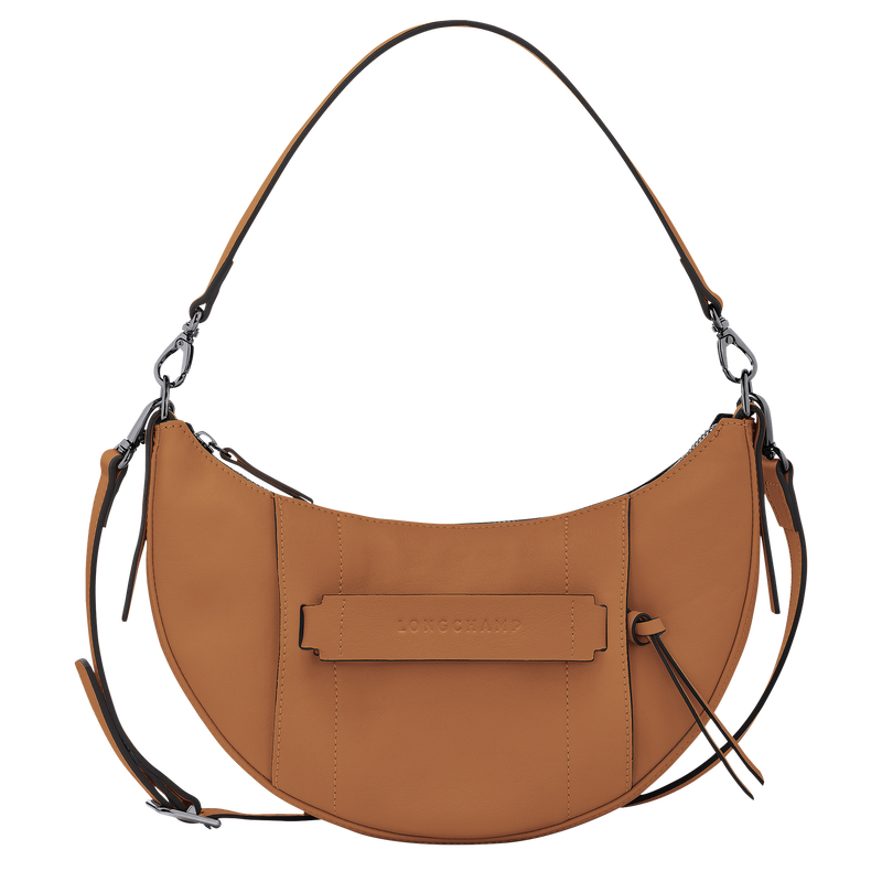 Borsa a tracolla S Longchamp 3D , Pelle - Naturale  - View 1 of  4