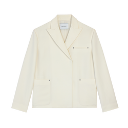 Jacket , Ivory - Crepe