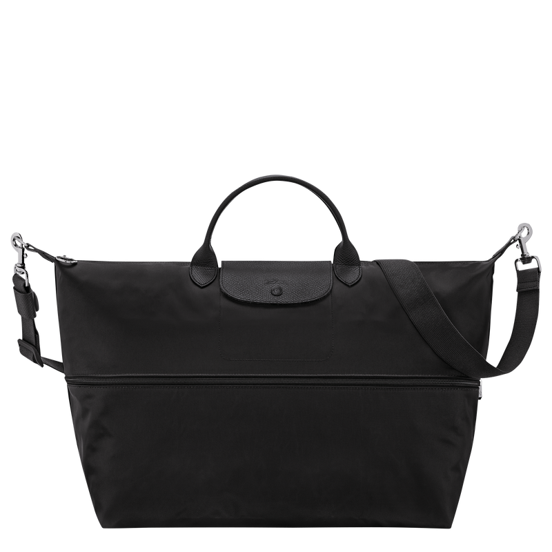 Erweiterbare Reisetasche S Le Pliage One , Recyceltes Canvas - Schwarz  - Ansicht 5 von 9