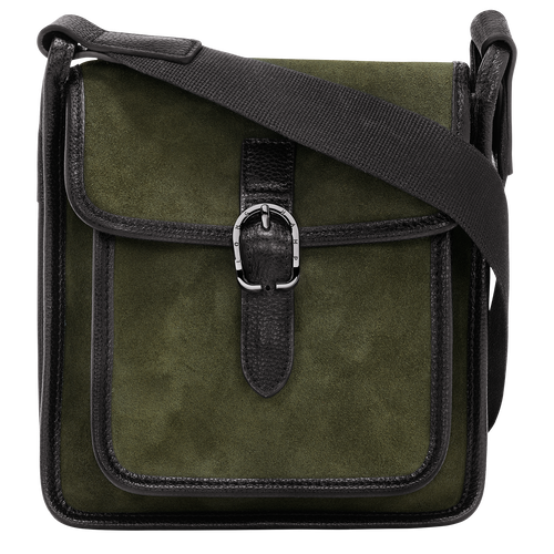 Le Foulonné S Crossbody bag , Khaki - Leather - View 1 of  4