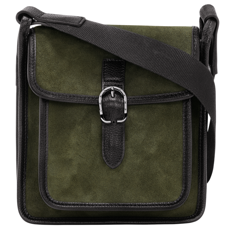 Le Foulonné S Crossbody bag , Khaki - Leather  - View 1 of  4