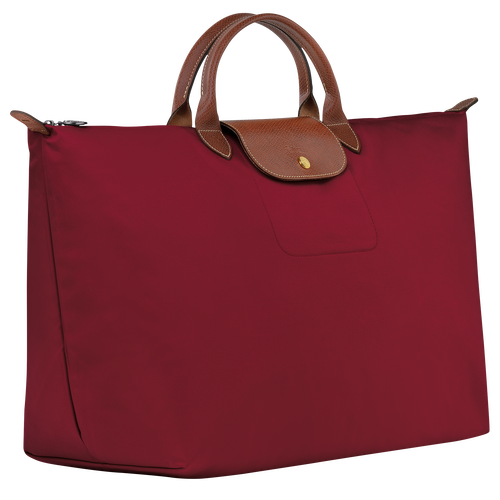 Le Pliage Original S Travel bag , Red - Recycled canvas - View 3 of 6