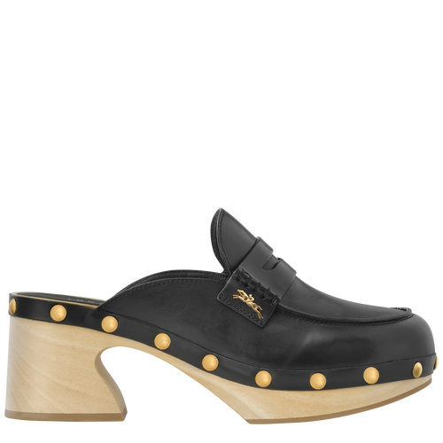 La Cigale Clogs , Black - Leather - View 1 of  5