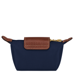 Le Pliage Original Coin purse , Navy - Recycled canvas