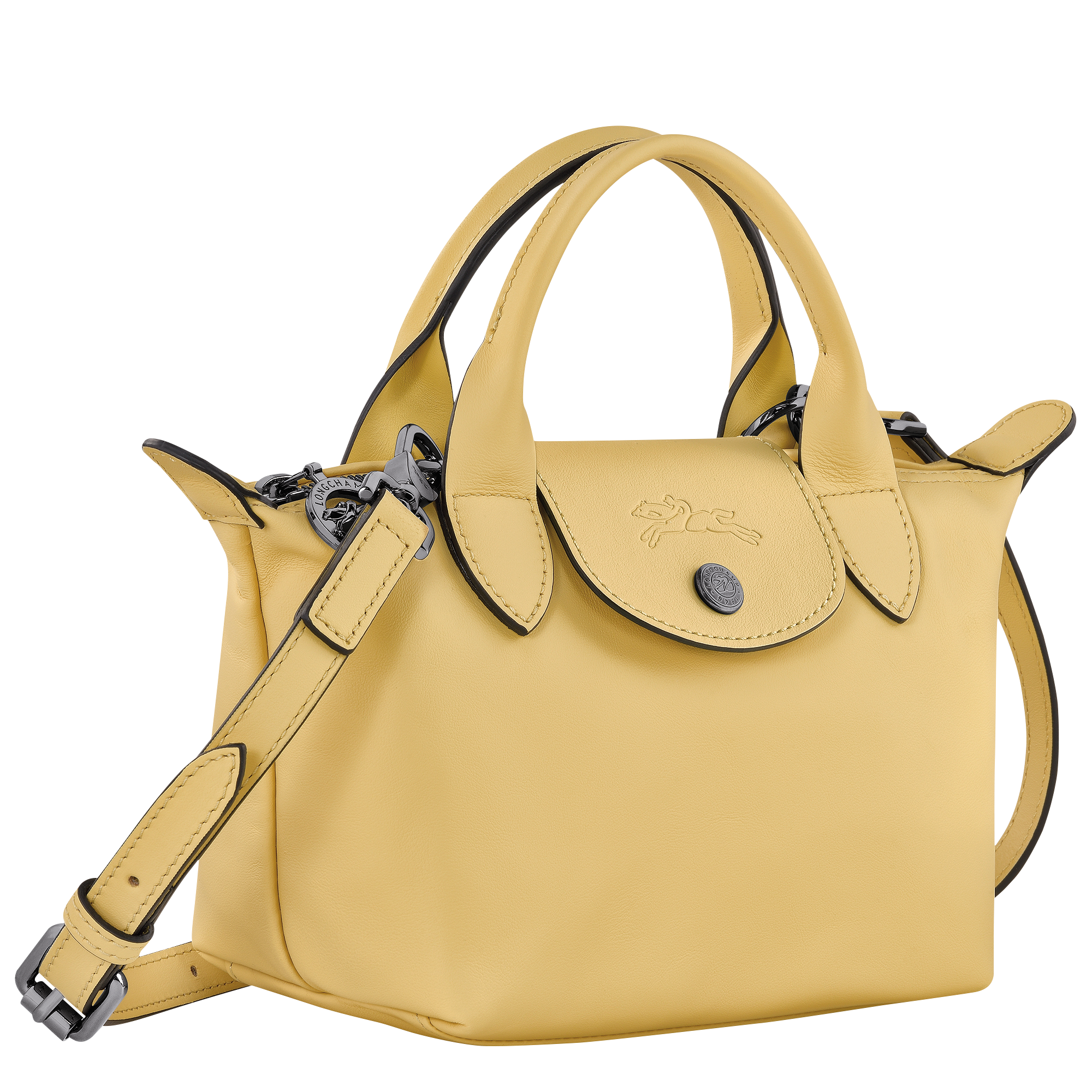 Le Pliage Xtra S Hobo bag Wheat - Leather (10210987A81)