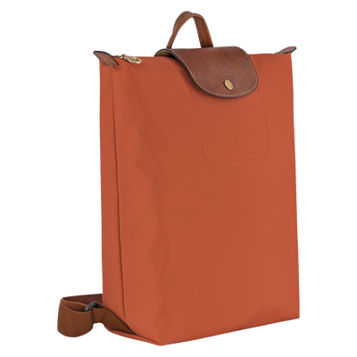 Le Pliage Original M Backpack , Brick - Canvas