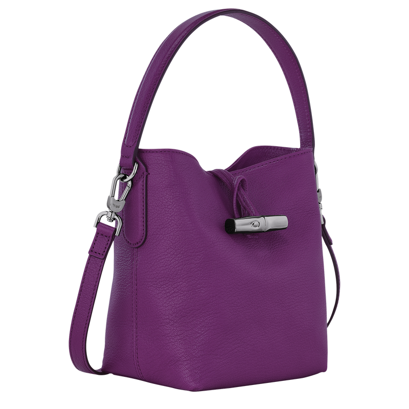 Le Roseau XS Bucket bag Violet Leather Longchamp GB