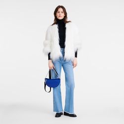 Sac bandoulière S Smile , Cuir - Electric