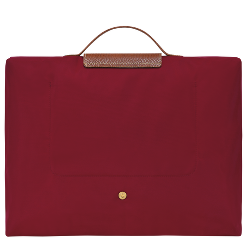 Le Pliage Original S Briefcase , Red - Recycled canvas - View 4 of 5