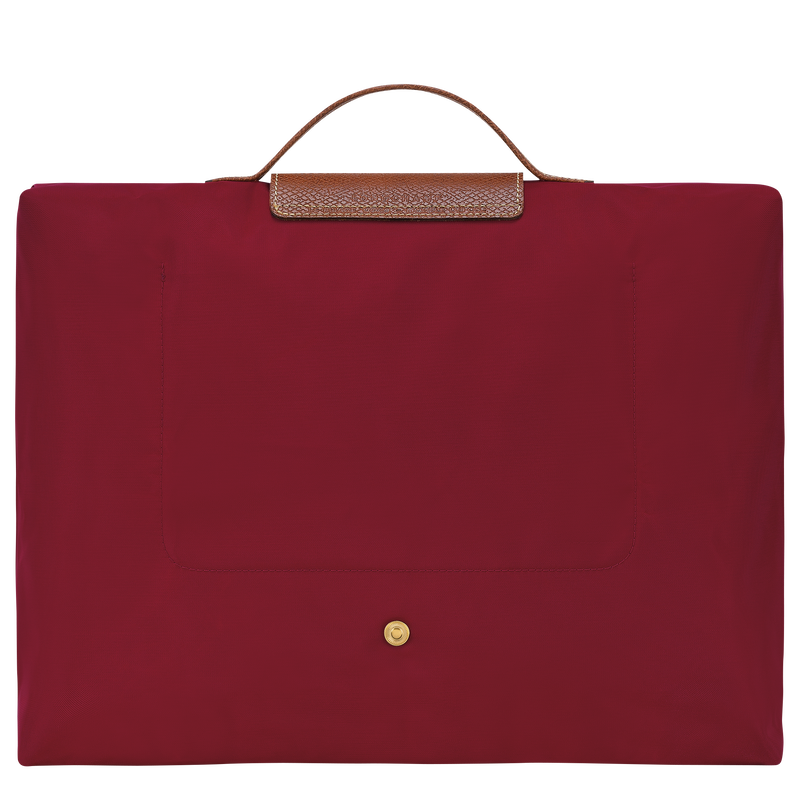 Le Pliage Original S Briefcase , Red - Recycled canvas  - View 4 of 5