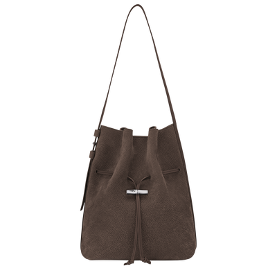 Le Roseau S Shoulder bag , Mocha - Leather