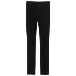 Trousers , Black - Leather