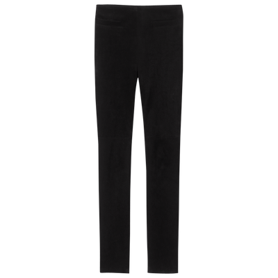 Hose , Leder - Schwarz