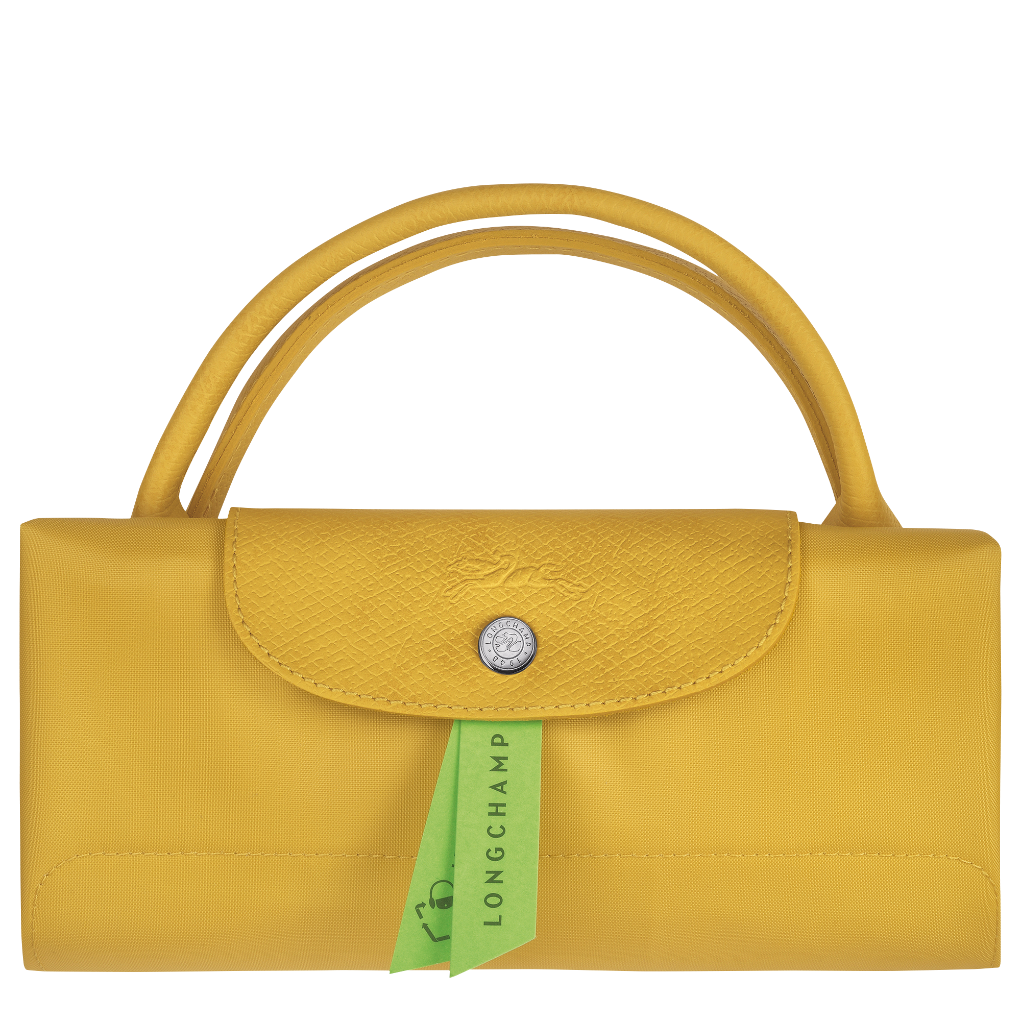 longchamp le pliage mustard yellow