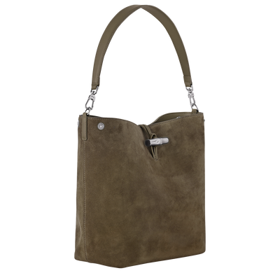 Le Roseau Hobo bag M, Olive