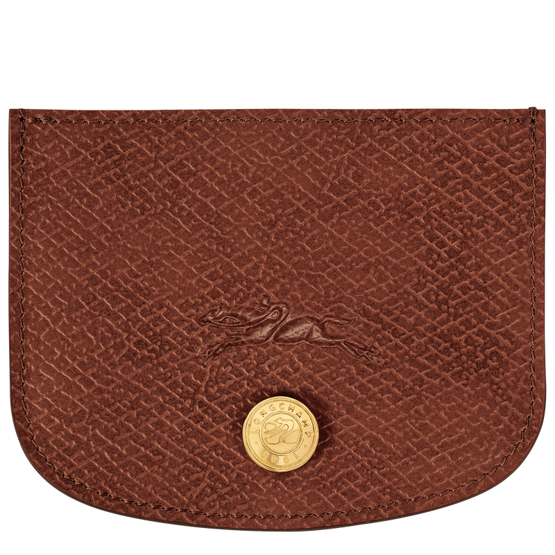 Épure Card holder , Brown - Leather  - View 1 of  2