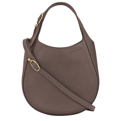 Le Foulonné Handbag S, Taupe