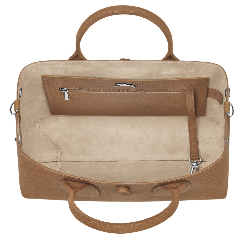 Handtasche M Le Roseau , Leder - Naturel  - Ansicht 6 von 7