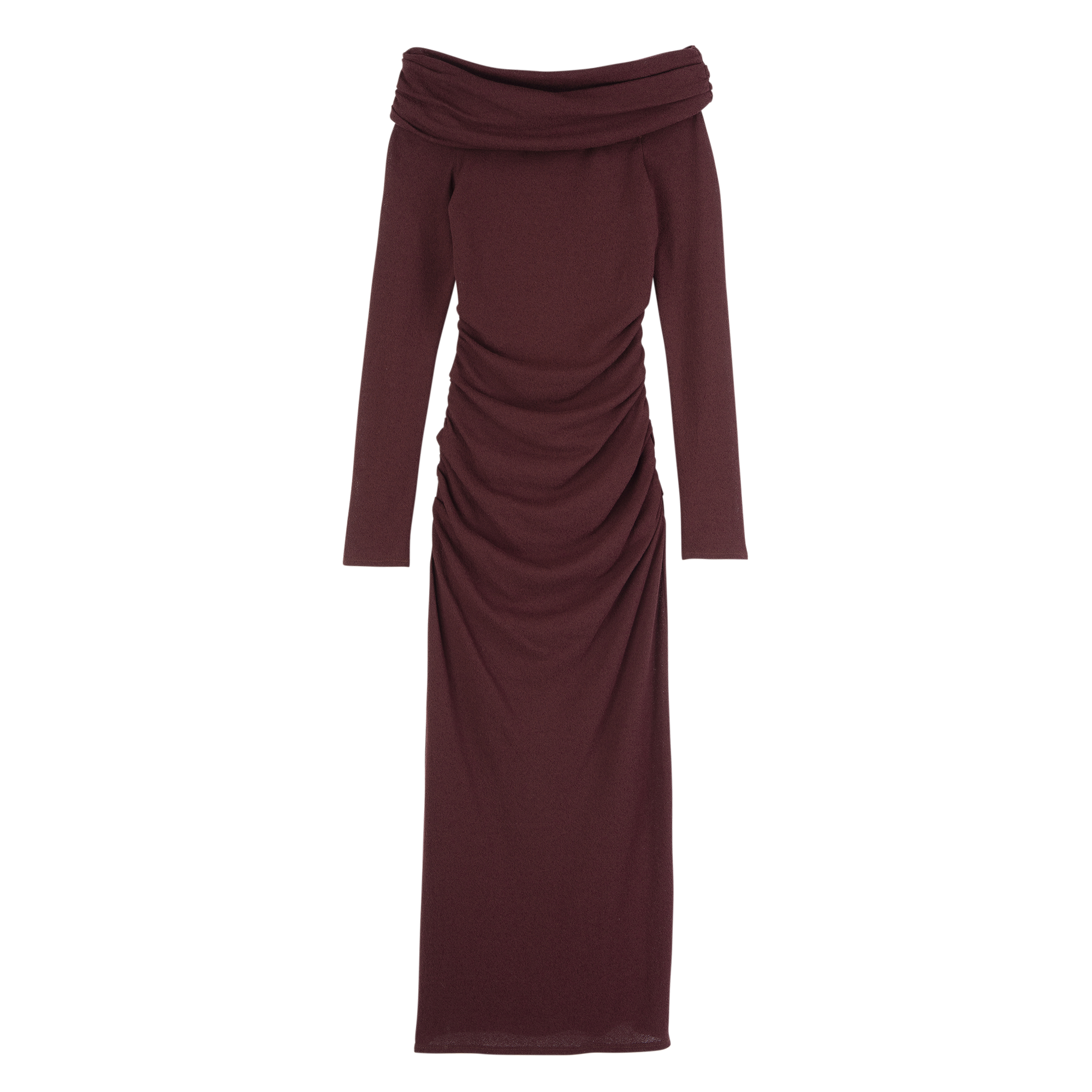 null Long dress, Burgundy