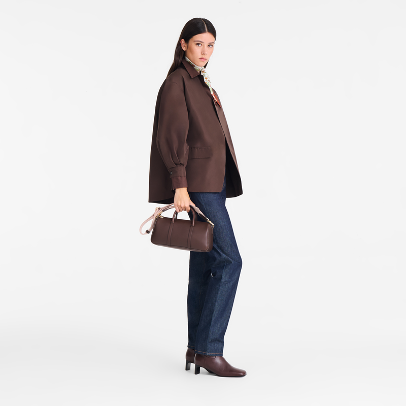 Daylong M Handbag , Mocha - Leather  - View 2 of  4