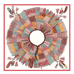 Silk scarf 90