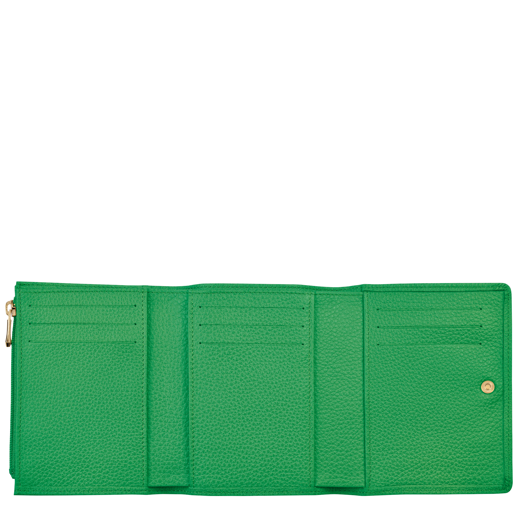 Le Foulonné Brieftasche im Kompaktformat, Rasen