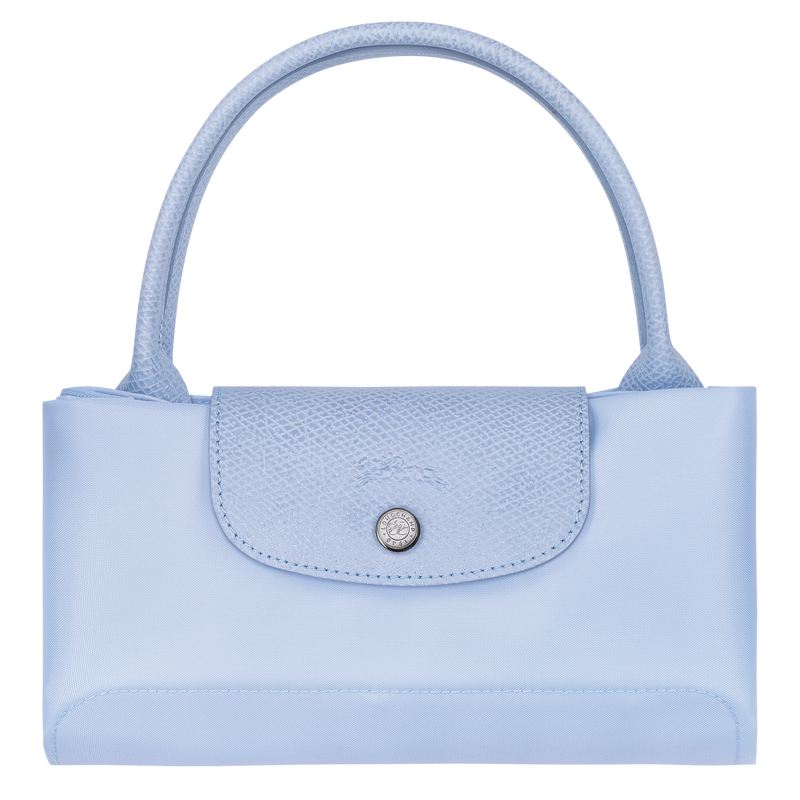 Le Pliage Green M Handbag , Sky Blue - Recycled canvas  - View 6 of 6