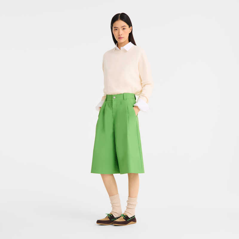 Shorts , Matcha - Technical poplin  - View 2 of  5