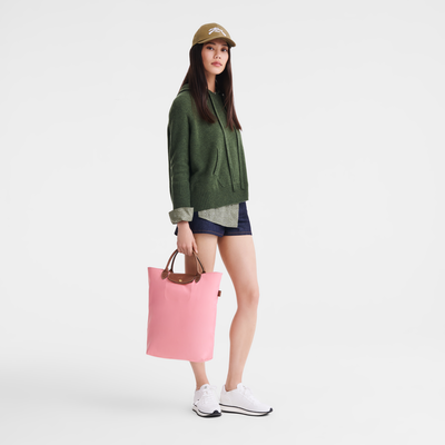 Shopping bag M Le Pliage Original , Tela - Marshmallow