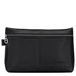 Le Foulonn&eacute; Toiletry case , Black - Leather