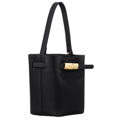 Le Smart XS Bucket bag , Black - Leather
