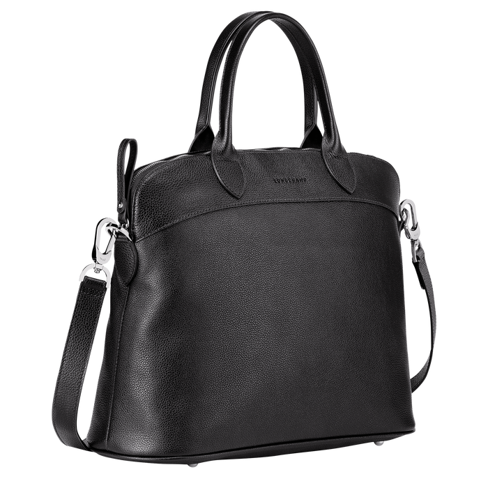 Top handle bag M Le Foulonné Black (10093021047) Longchamp US