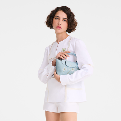 Le Pliage Collection Bolso con asa superior  XS, Azul Claro