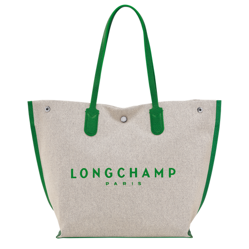 Essential L Tote bag , Green - Canvas - View 1 of  5