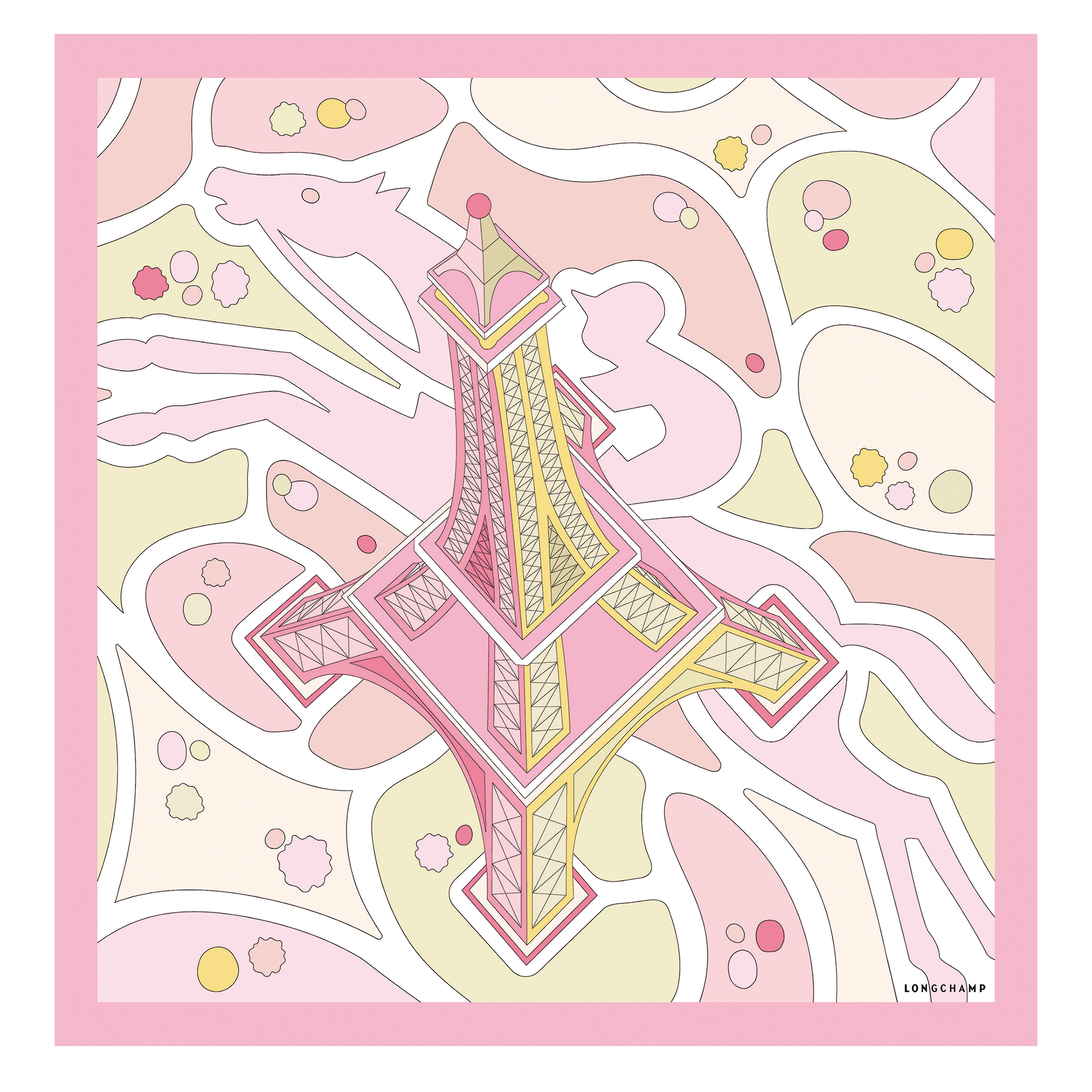 騎手とタワー シルクスカーフ70, バレリーナ