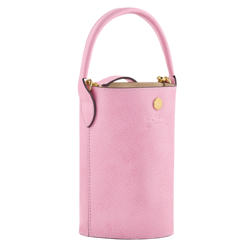 Épure XS Crossbody bag , Pink - Leather  - View 3 of  5
