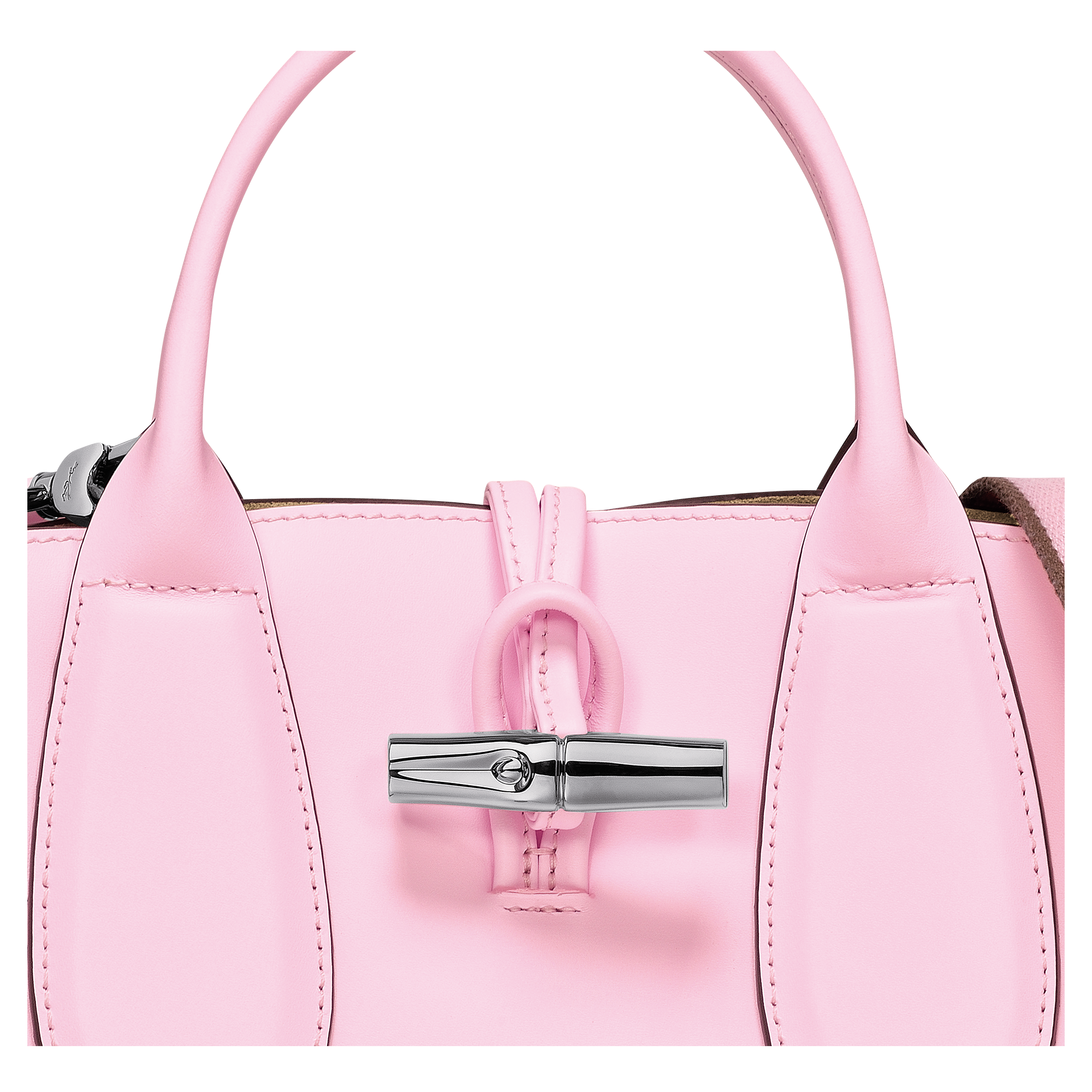 Longchamp Roseau Leather Crossbody Bag In Pink, ModeSens