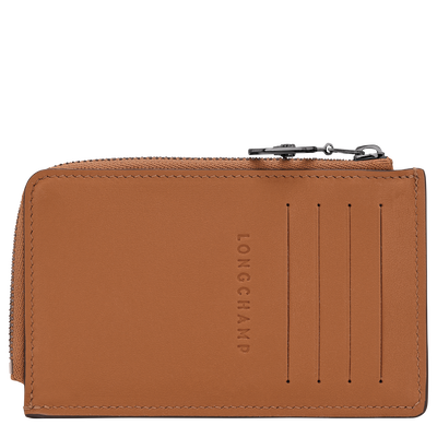 Le Pliage Xtra Card holder , Cashew - Leather