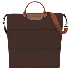 Le Pliage Original Travel bag expandable , Ebony - Recycled canvas