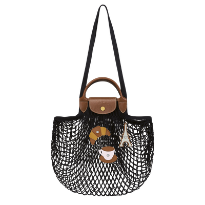 Le Pliage Filet Mesh bag L, Black
