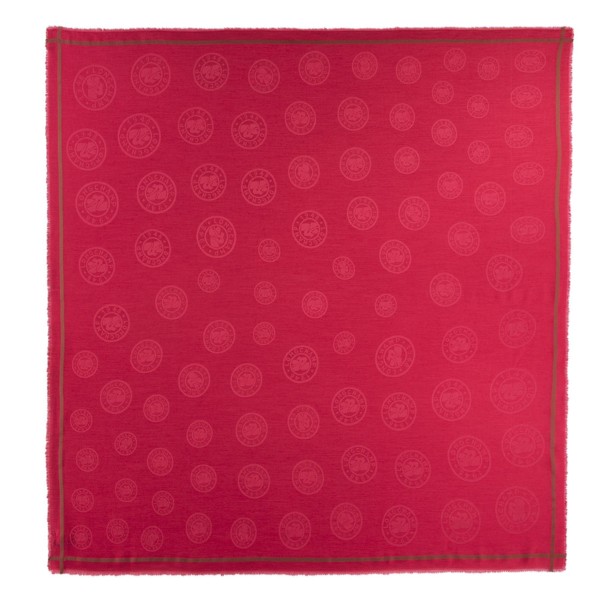 Shawl, Magenta - View 1 of
2 - zoom in La Médaille Longchamp Shawl, Magenta
