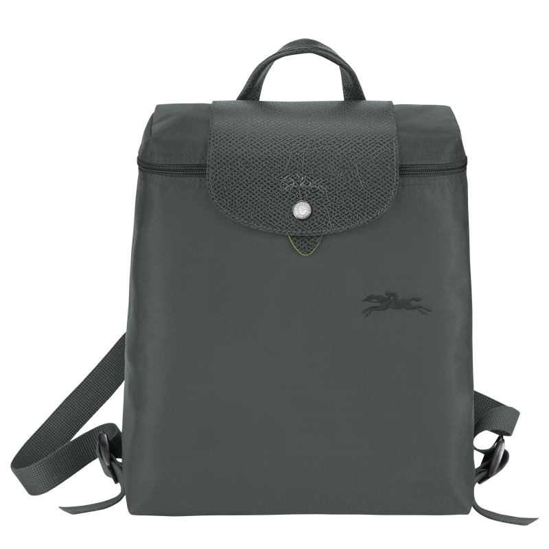 Rucksack M Le Pliage Green , Recyceltes Canvas - Graphitgrau  - Ansicht 1 von 6